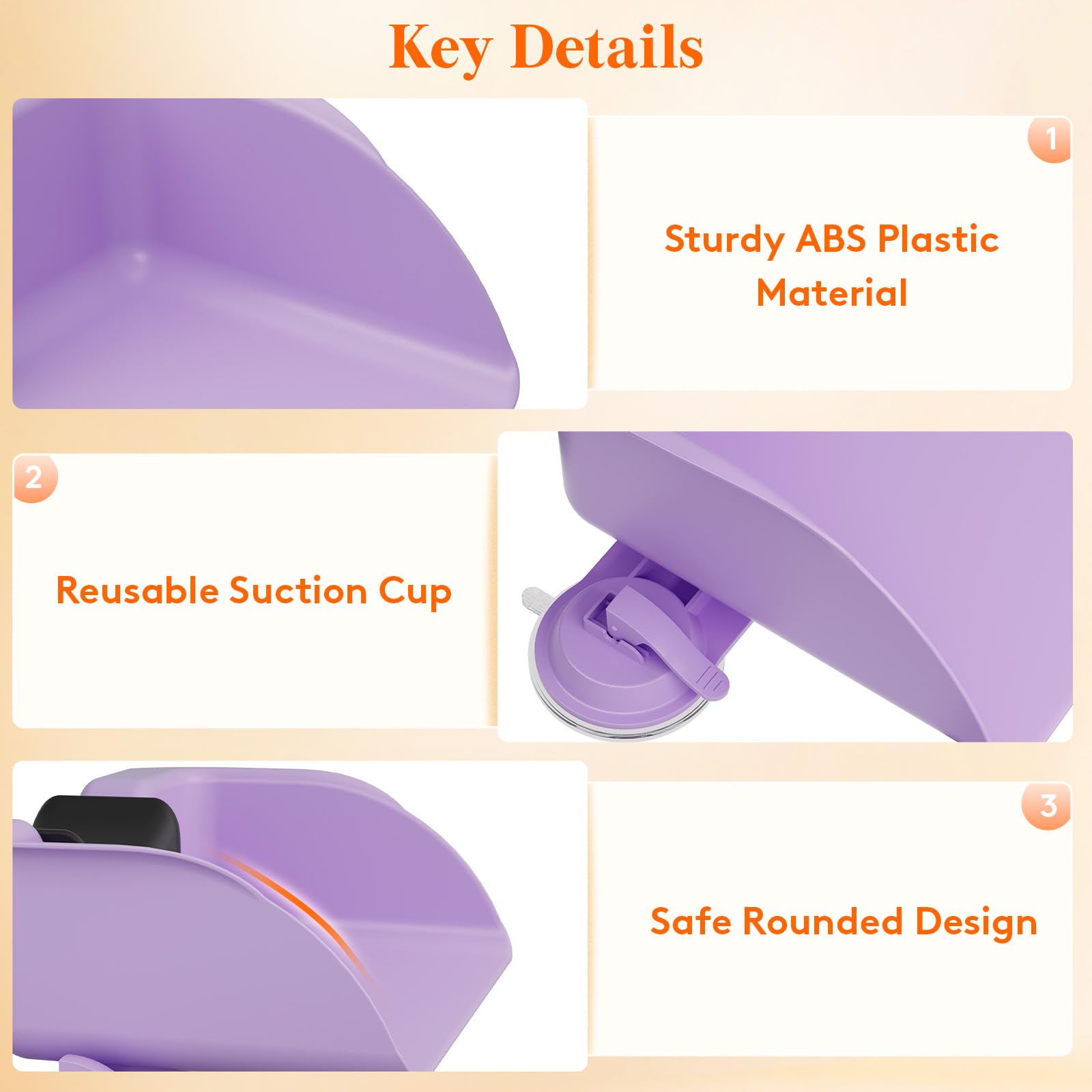 Lifewit textura de ABS resistente que facilita limpieza y durabilidad