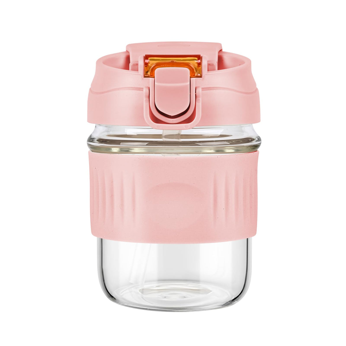 LifmPlay vista frontal del shaker de vidrio borosilicato con cierre hermético