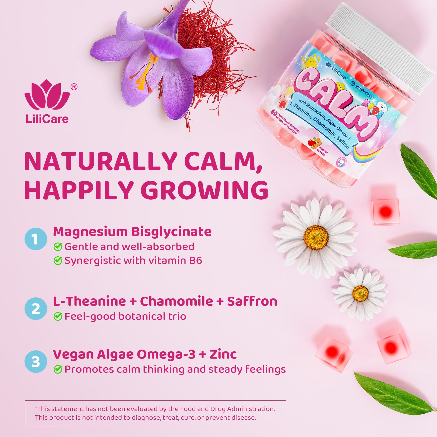 Presentación de omega‑3 de algas en caja LILICARE, fuente vegana confiable