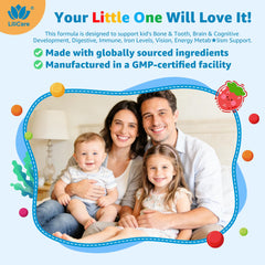LILICARE familia con niños 2–4+ mostrando compatibilidad por edad