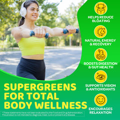 LILICARE disposición de superalimentos que resalta variedad de frutas y verduras