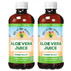 Lily Of The Desert frontal del pack doble mostrando envases, claridad y confianza