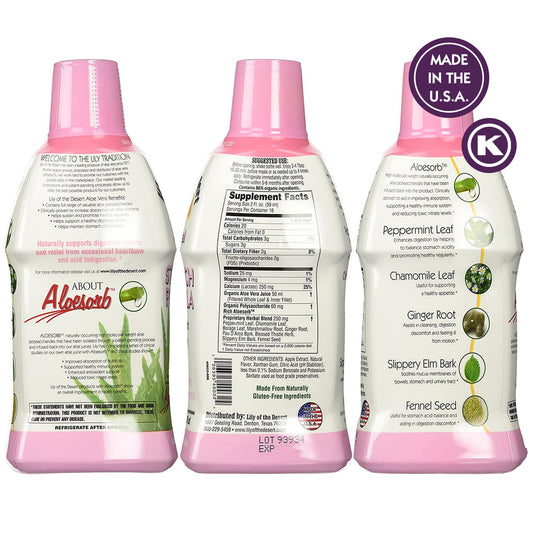 Lily Of The Desert textura del jugo de aloe visible y aspecto natural