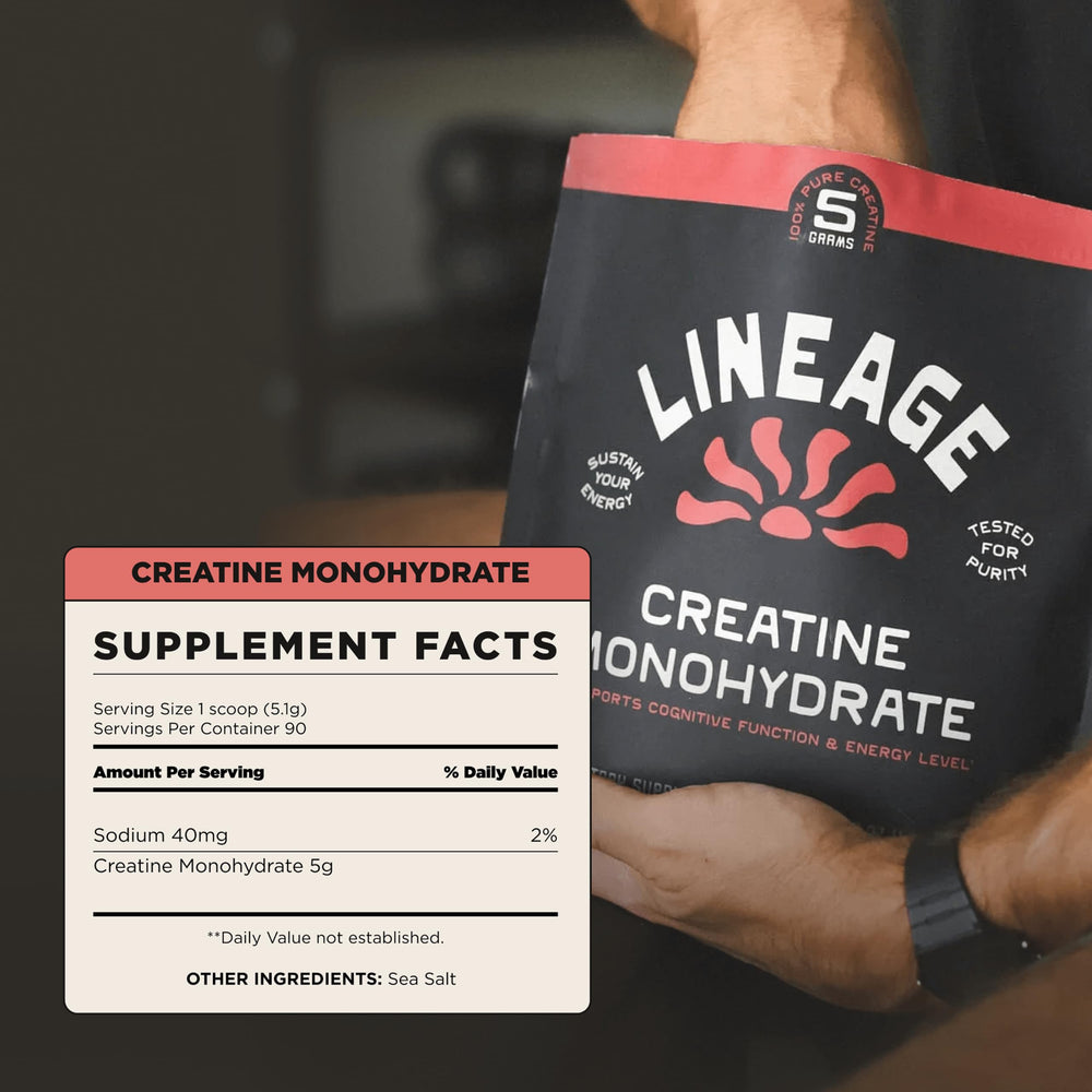 Lineage Provisions cuchara medidora con polvo listo para una toma rápida