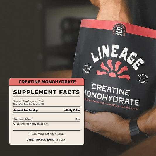 Lineage Provisions cuchara medidora con polvo listo para una toma rápida