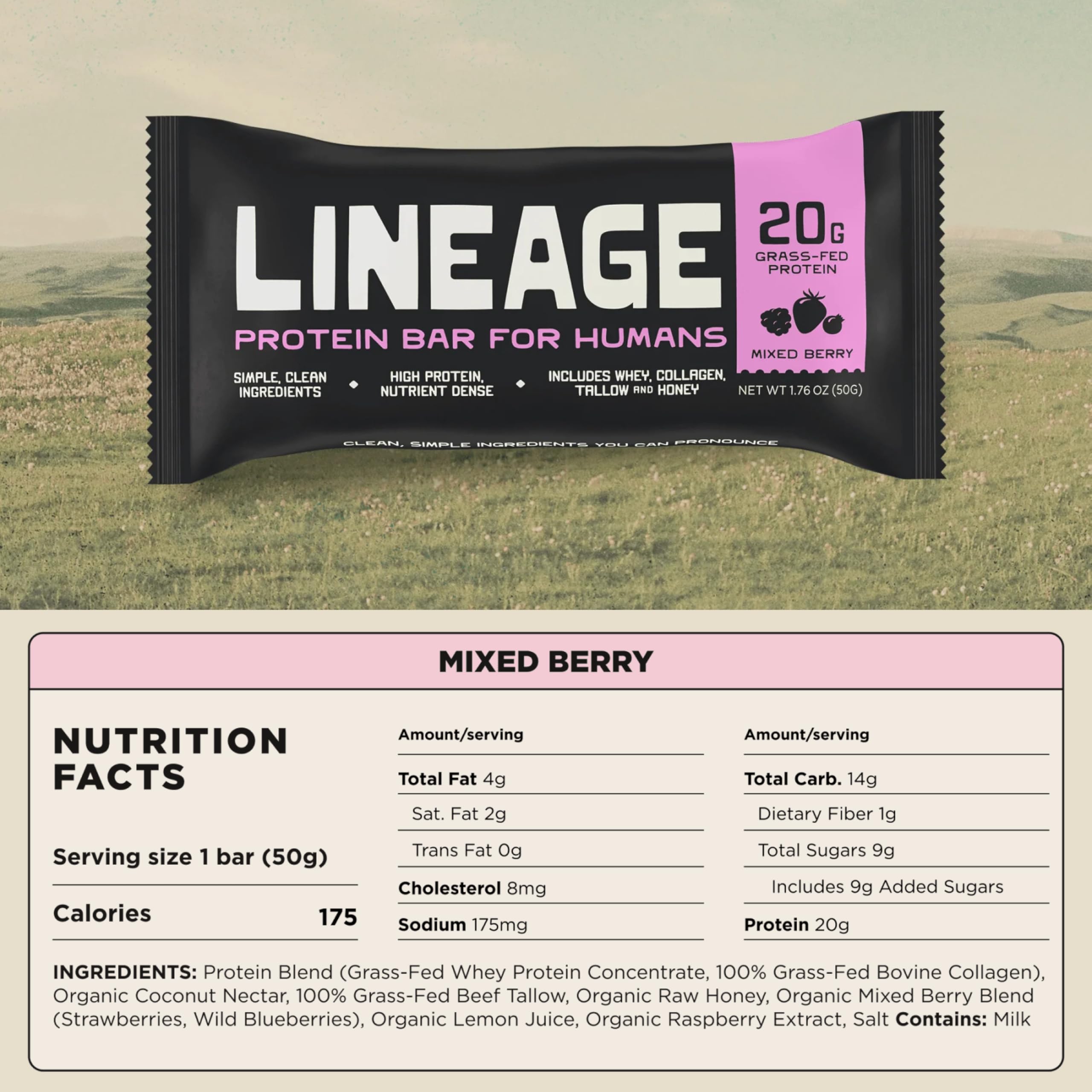 Lineage Provisions textura interior de la barrita con humedad natural