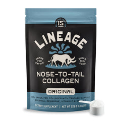 Lineage Provisions frente del envase mostrando diseño y beneficios