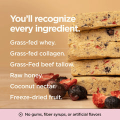 Lineage Provisions ingredientes naturales: bayas, miel y whey pasto