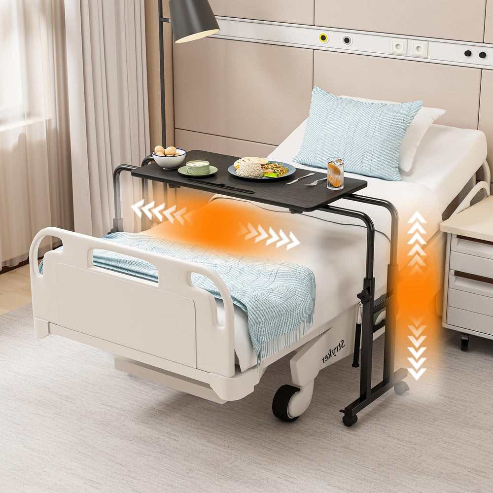 LINGMI mesa en uso sobre sillón reclinable, comodidad para trabajar