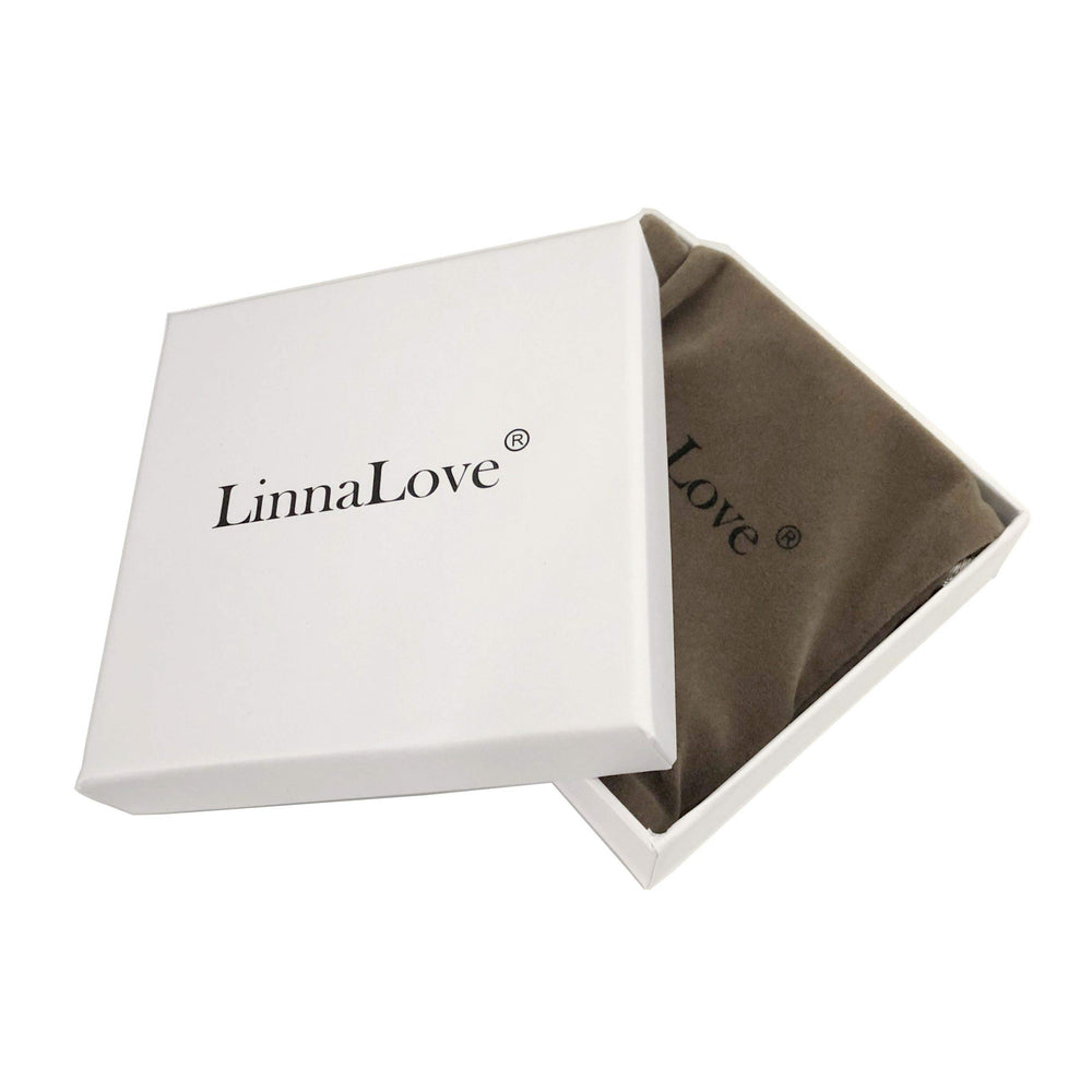 LinnaLove pulsera junto a regla para comparar tamaño y ajuste