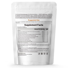 LIOEUBIO softgels abiertas junto al frasco indicando cantidad de 240