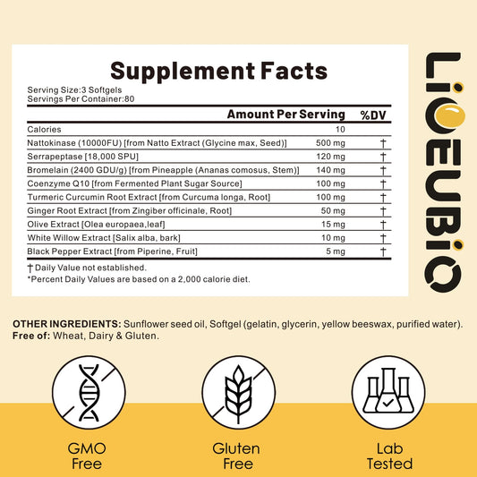 LIOEUBIO detalle de softgel demostrando textura y absorción mejorada