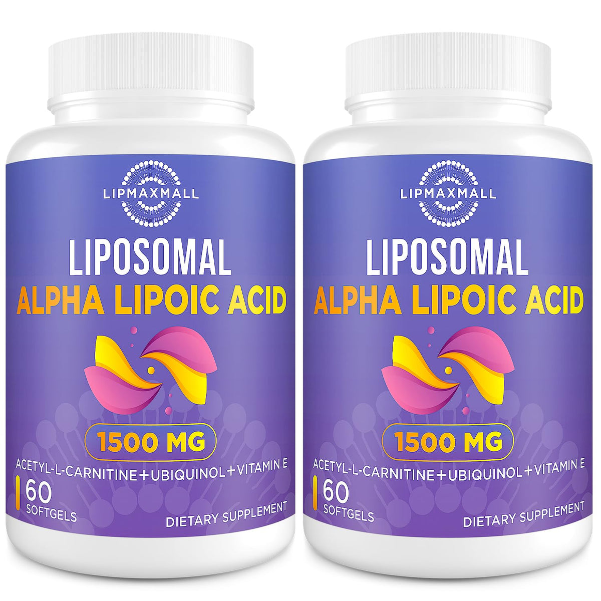 lipmaxmall empaque frontal mostrando 2 frascos y beneficios claros
