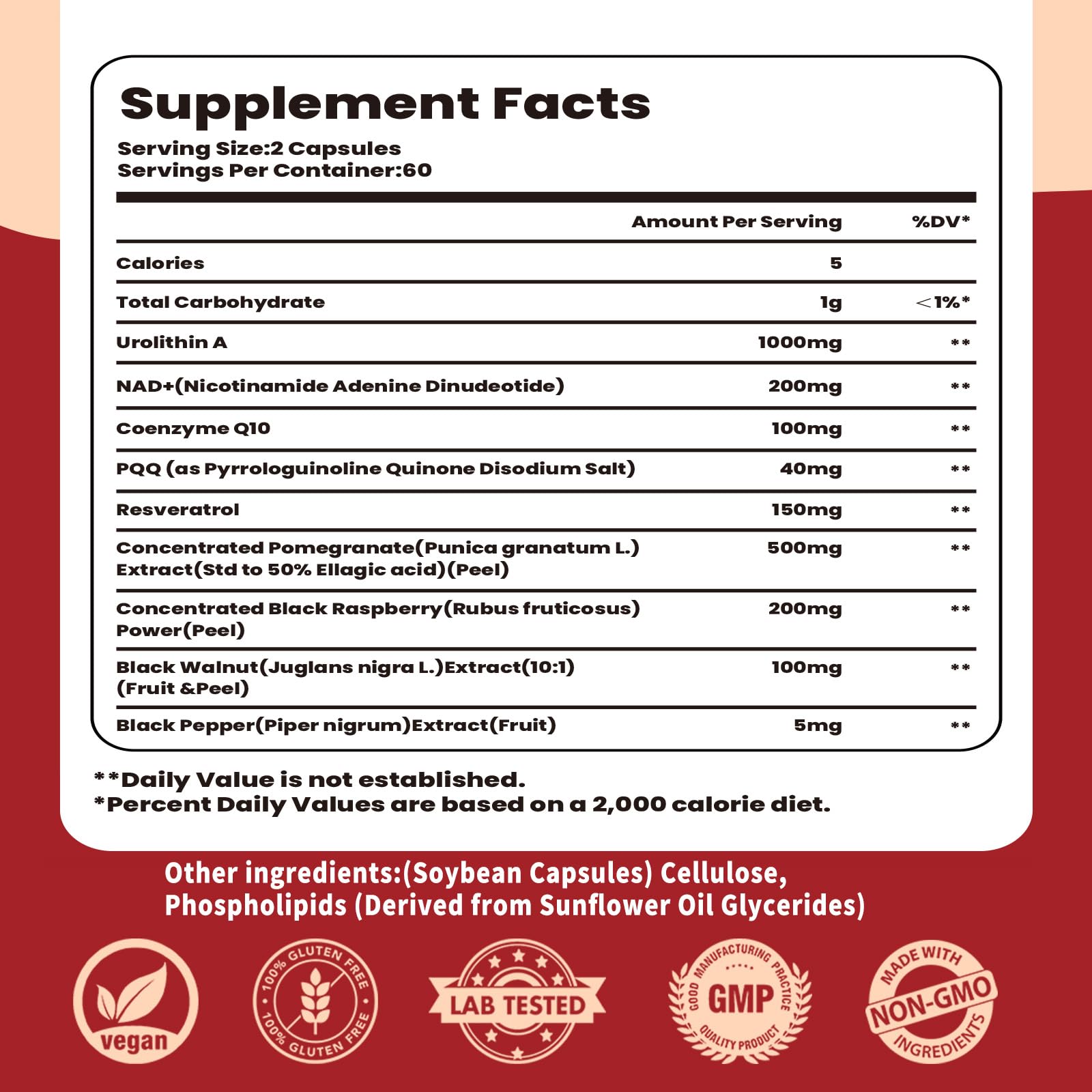Lipovis etiqueta nutricional legible con dosis y compuestos clave