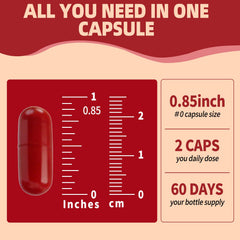 Lipovis frasco abierto con cápsulas dispuesto para consumo diario