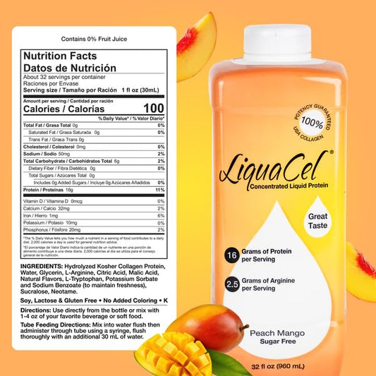 LiquaCel primer plano textura del concentrado para fácil mezcla