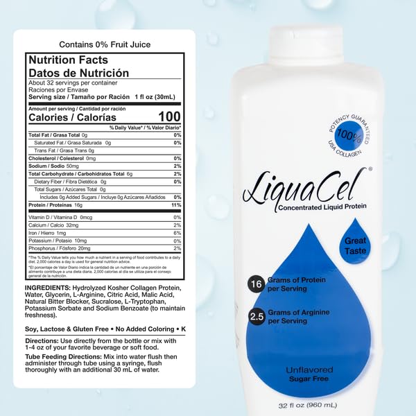 LiquaCel primer plano del líquido para apreciar su textura homogénea