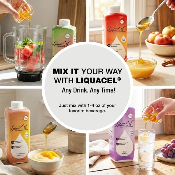 LiquaCel etiqueta nutricional enfocada en proteínas y aminoácidos
