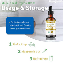 LIQUIDHEALTH gotas vertidas en vaso para mezclar en bebida y facilitar consumo