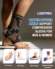 LISEPWU primer plano del tejido con iones de cobre para higiene
