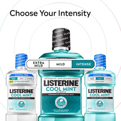 Listerine cierre de la botella fácil de usar y seguro para almacenar