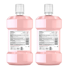 Medidor con 20 mL de Listerine Clinical Solutions listo para usar y facilitar la dosis