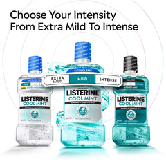 Escena familiar con Listerine promoviendo higiene bucal en casa