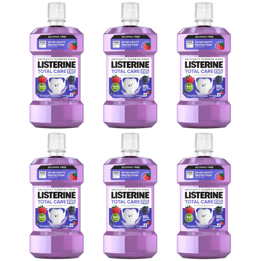 Listerine envase frontal Berry Splash, protege dientes y atrae niños