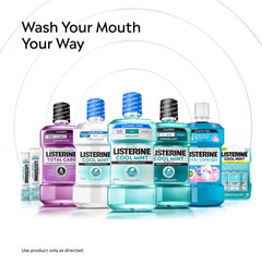 Dos botellas Listerine juntas ideal para familias y reposición prolongada