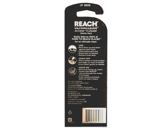 Listerine REACH mango ergonómico con agarre antideslizante para manejo cómodo