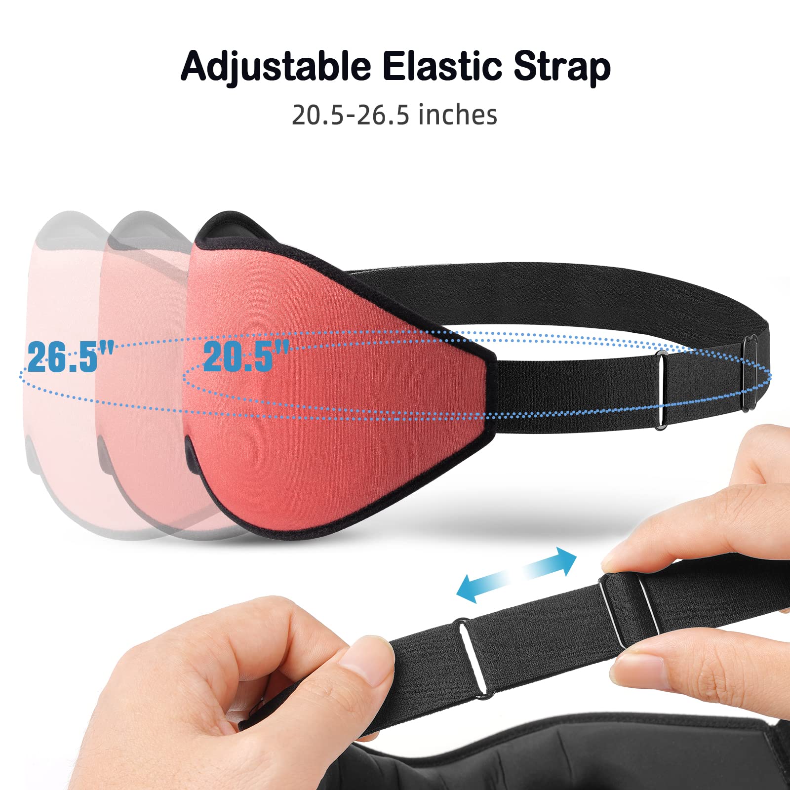 LitBear correa ajustable 20-26 pulgadas facilita un ajuste cómodo y seguro