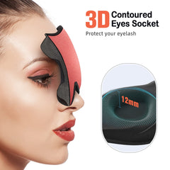 LitBear máscara para dormir de lado con bordes ultrafinos alivia la presión en las sienes