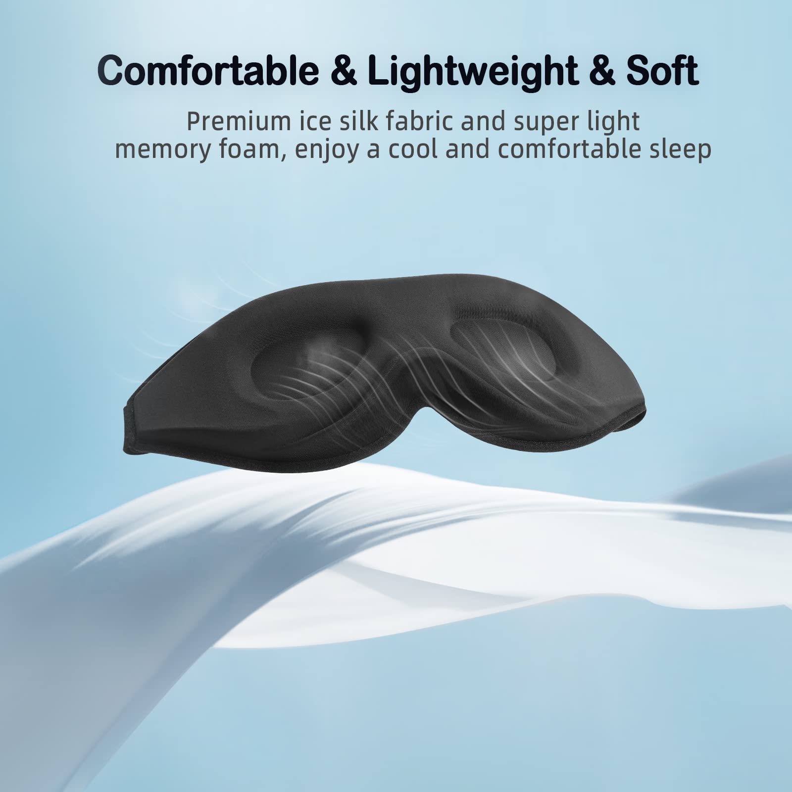 LitBear forro suave y espuma memoria de 6 capas ofrece ligereza y comodidad