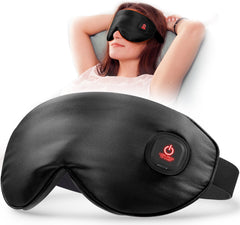 LitBear máscara de ojos de calor y seda, ideal para relajar ojos cansados en casa