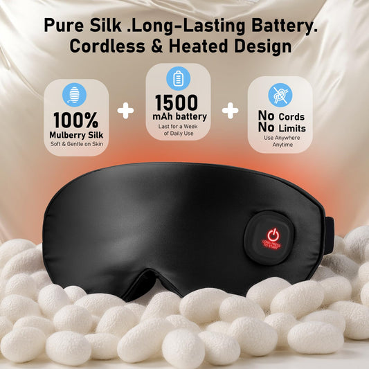 LitBear máscara de ojos sin cables para libertad durante viajes