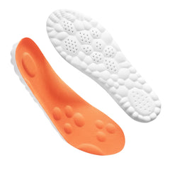 LiteShoe detalle de la espuma viscoelástica que muestra textura y absorción para confort