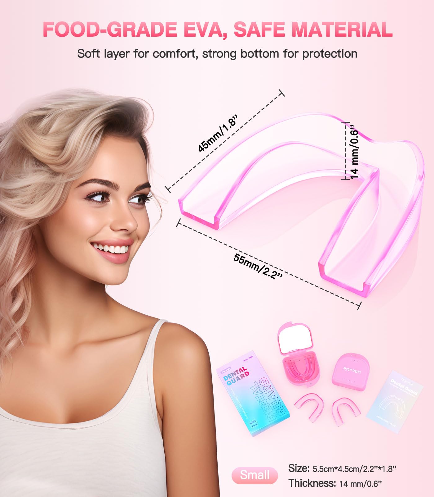 Litlcutie comparación de tamaño con dientes para validar ajuste compacto
