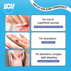 Livaclean Health gasas y toallitas con alcohol para limpieza eficiente de heridas