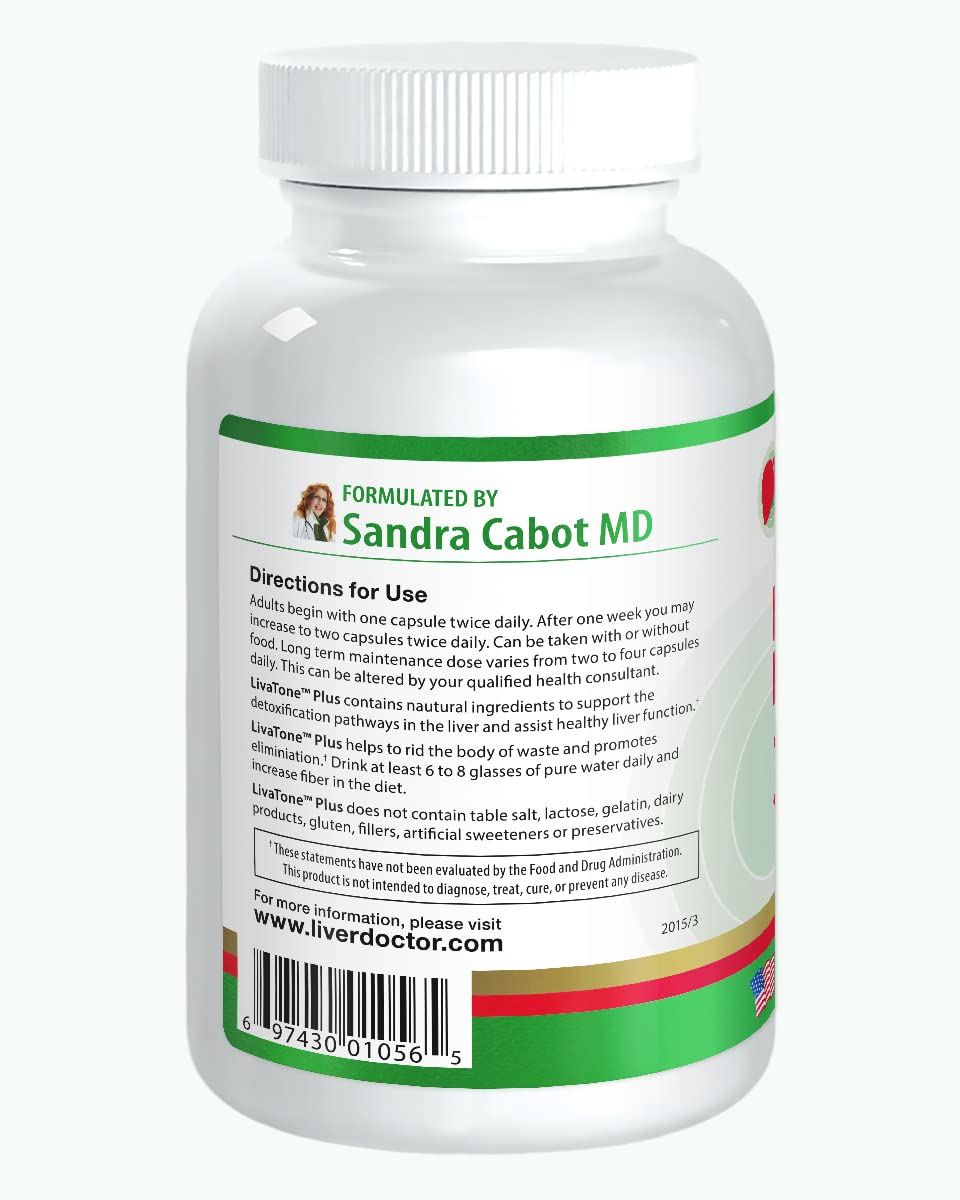 Livatone Plus primer plano de cápsulas que destaca composición y textura fácil de tragar