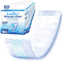 LivDry empaque frontal mostrando 160 unidades y beneficio de ahorro