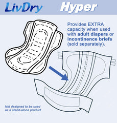 LivDry capa superior suave y transpirable para menos irritación