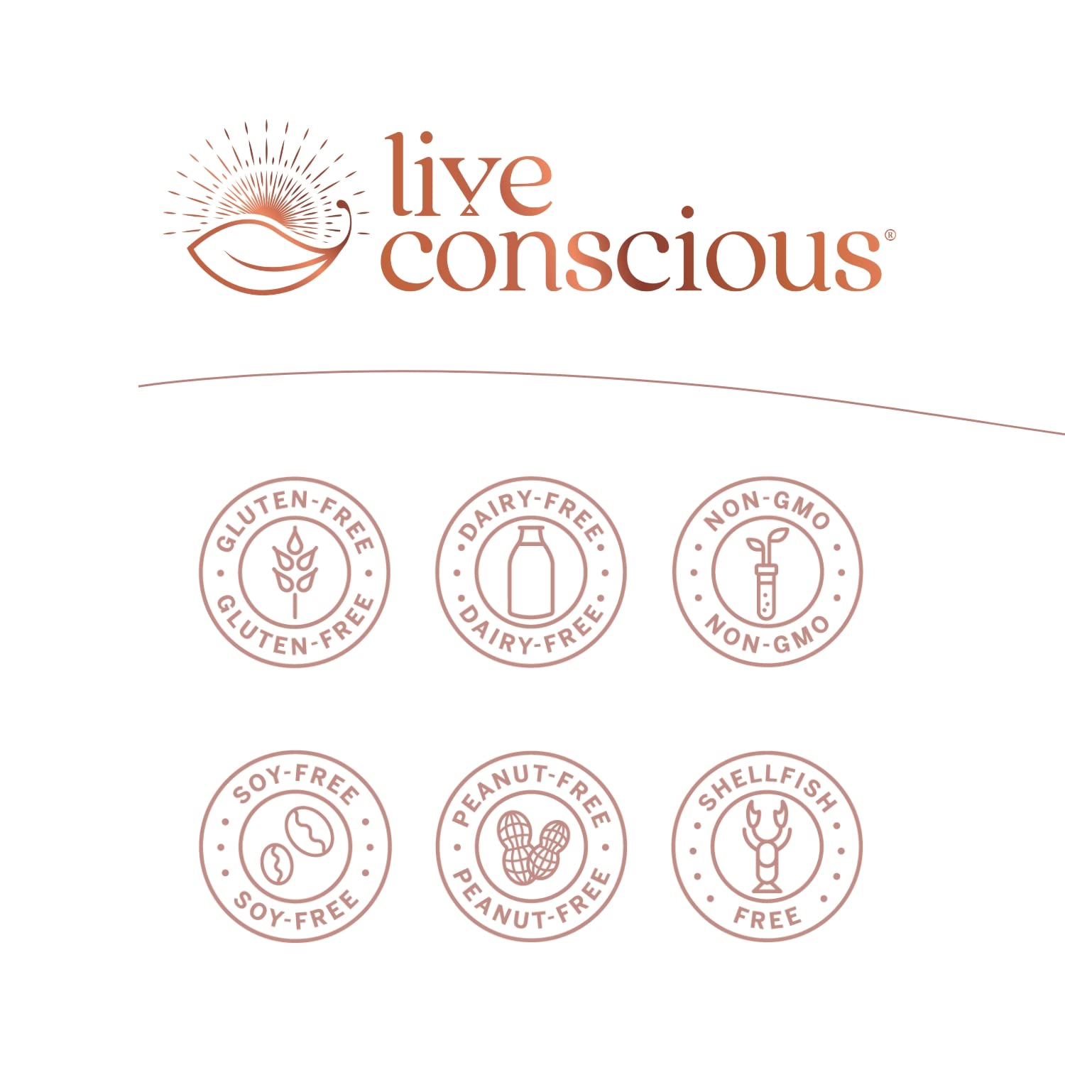Live Conscious persona usando gotas sublinguales para absorción rápida