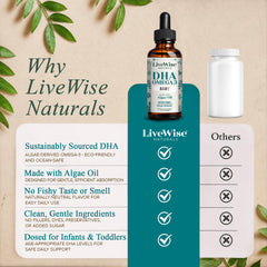 Live Wise Naturals etiqueta con ingredientes y certificados para confianza