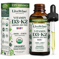 Live Wise Naturals envase frontal mostrando etiqueta clara y beneficios