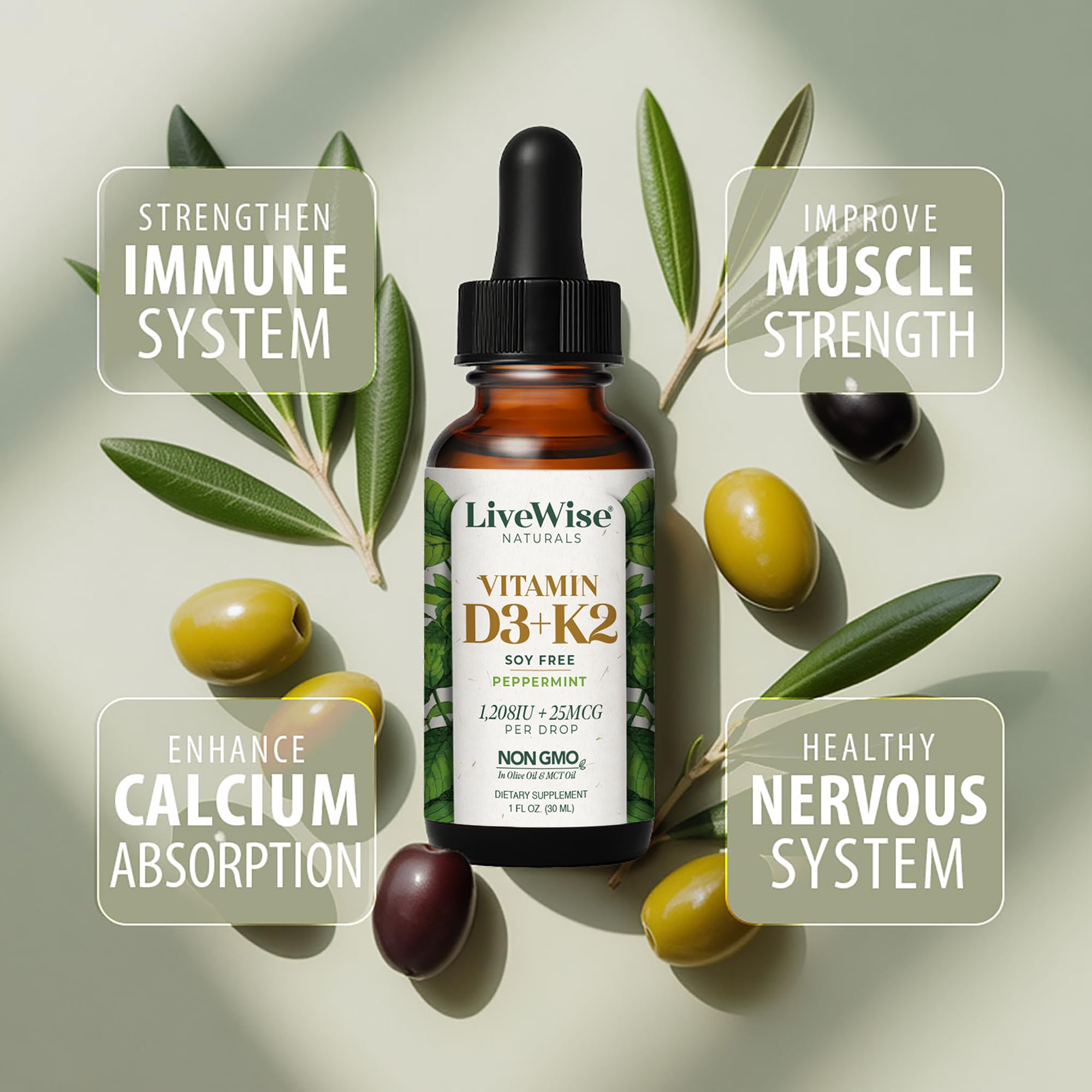 Live Wise Naturals aplicación sublingual demostrada, uso cómodo y discreto