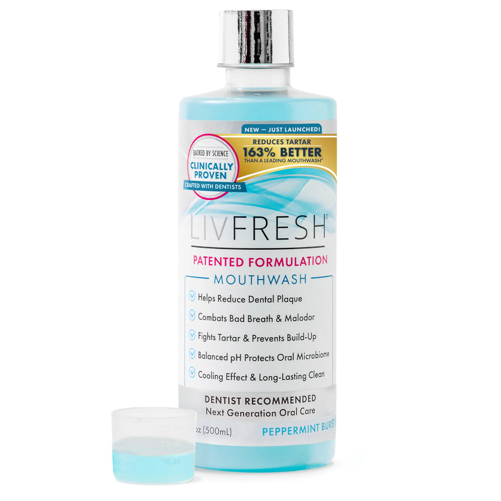 LIVFRESH vista frontal del envase mostrando tamaño y marca, sensación de confianza