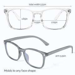 livho gafas sobre mesa de trabajo, aspecto profesional y práctico