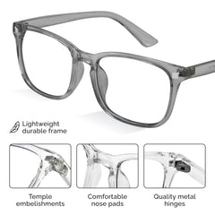 livho gafas en uso frente a ordenador, reduce deslumbramiento
