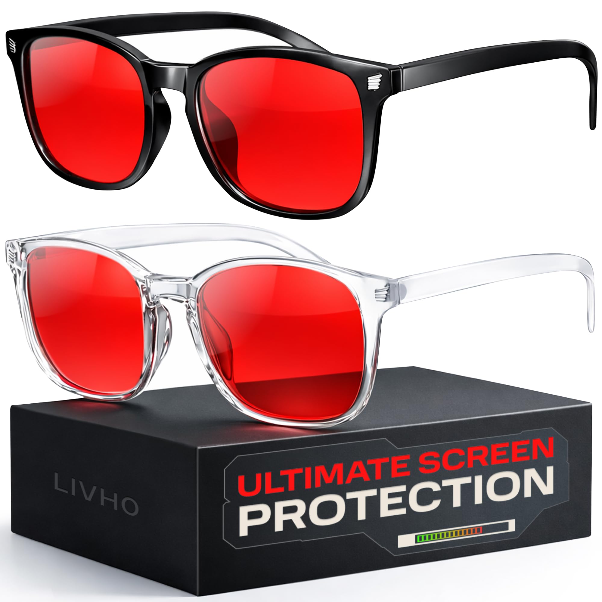 livho vista frontal del empaquetado con estilo y protección