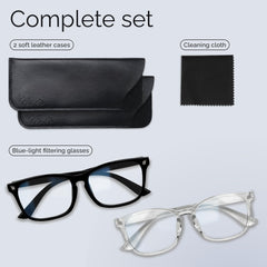 livho gafas guardadas en estuche protegiendo el recubrimiento